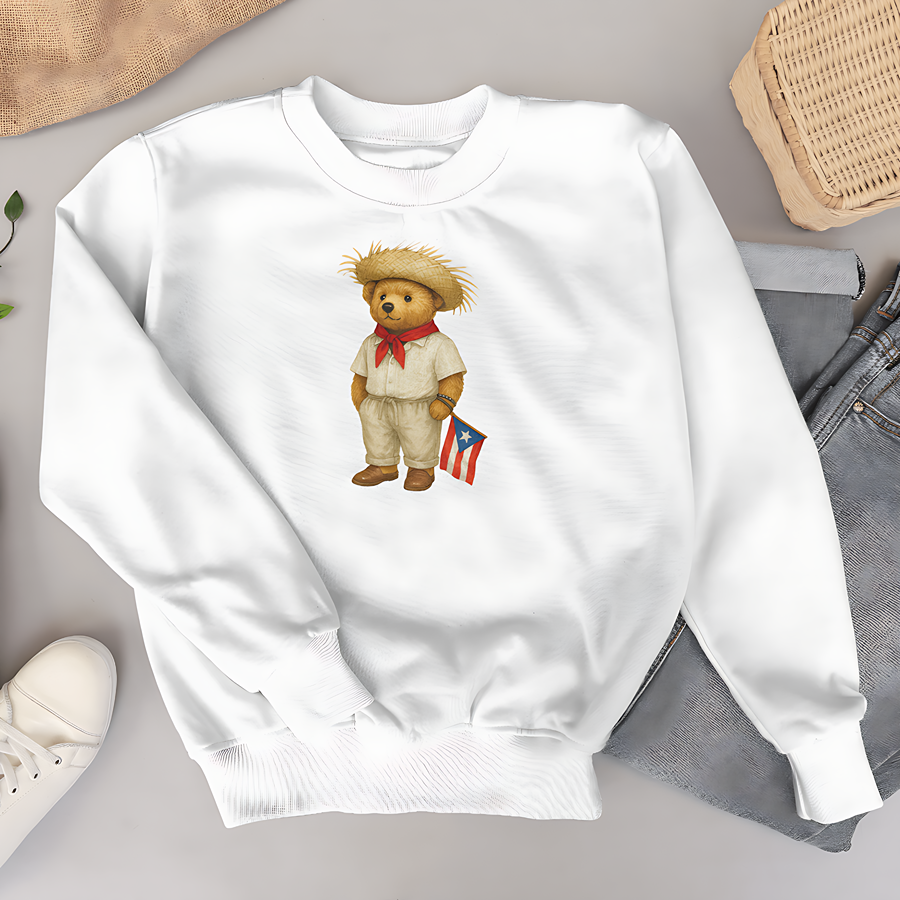 Jíbaro Bear Crewneck Sweatshirt 🇵🇷