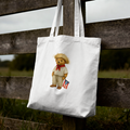 Puerto Rican Jíbaro Bear Tote Bag