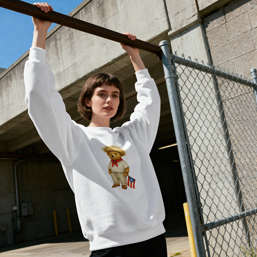 Jíbaro Bear Crewneck Sweatshirt 🇵🇷